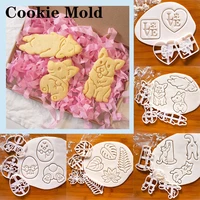 cookie mold cookie cutter set 3d animal cat forms for cookies stamp pastry biscuits cutting for fondant baking mould