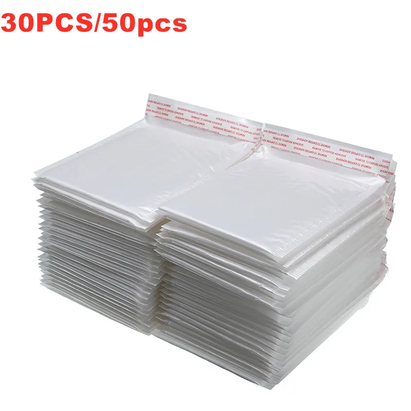 

30/50 Pcs Bubble Mailers Padded Envelopes Lined Poly Mailer Big Size Mailer waterproof Mailer Self Seal Fast Shipping