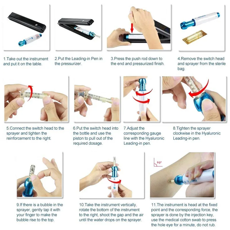 Профессиональная ручка с гиалуроновой кислотой для подтяжки губ наполнитель