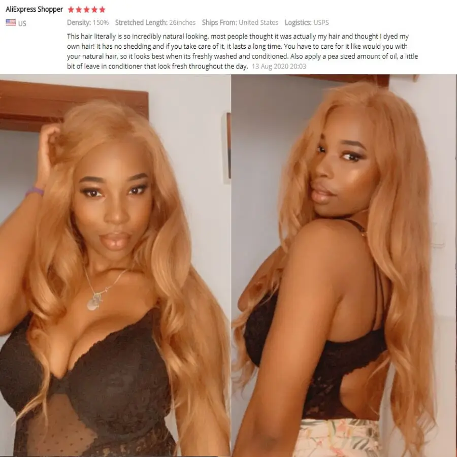 

Transparent Lace Front Wig Honey Blonde Colored Body Wave Human Hair Wigs For Black Women Pre Plucked Baby Hair Brazilian Remy