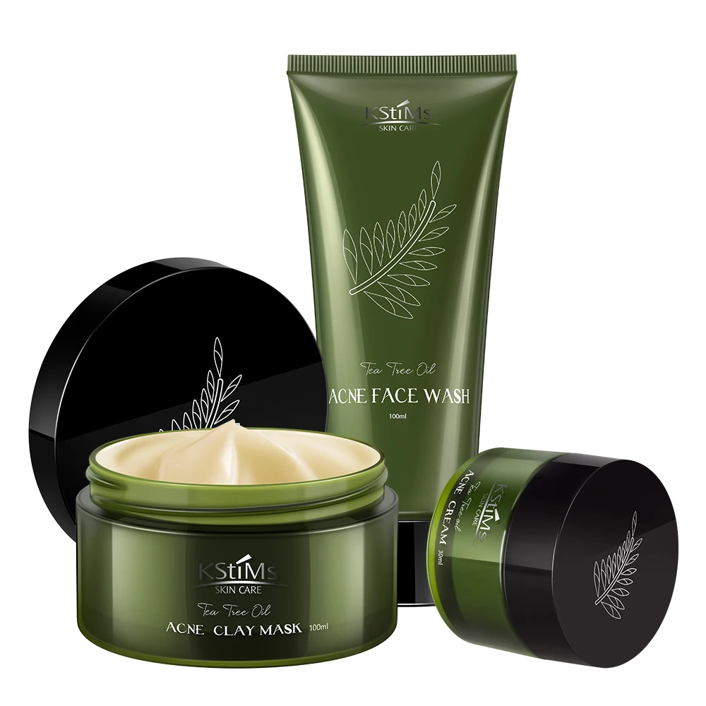 

Korea Anti Acne Kit Skin Care Products Set Acne Treatment Cream Against Face Acne Ointment Remover Remedy for Acne Pimple 3 Days