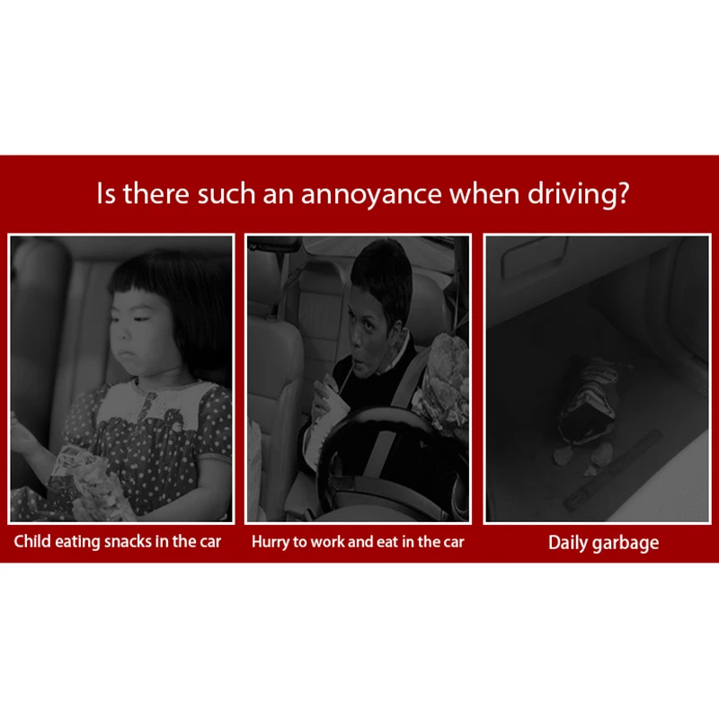 Портативная Автомобильная мусорная корзина подвесная сумка для хранения на