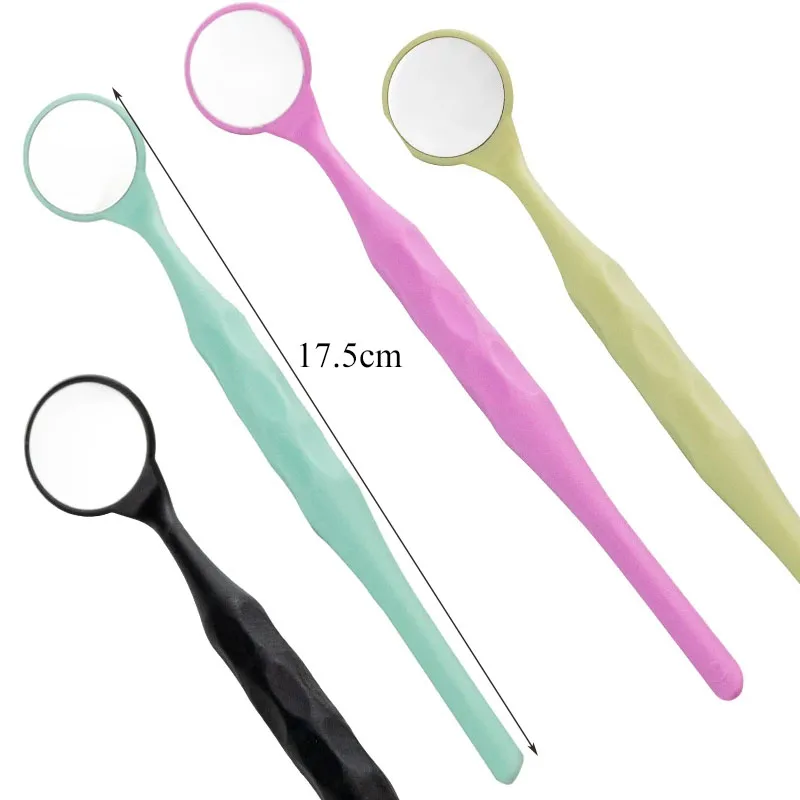 10pcs/box Dental Double Sided Mouth Mirrors Autoclavable Premium Front Surface Exam Reflector Oral Mirror Tooth Whitening Tools