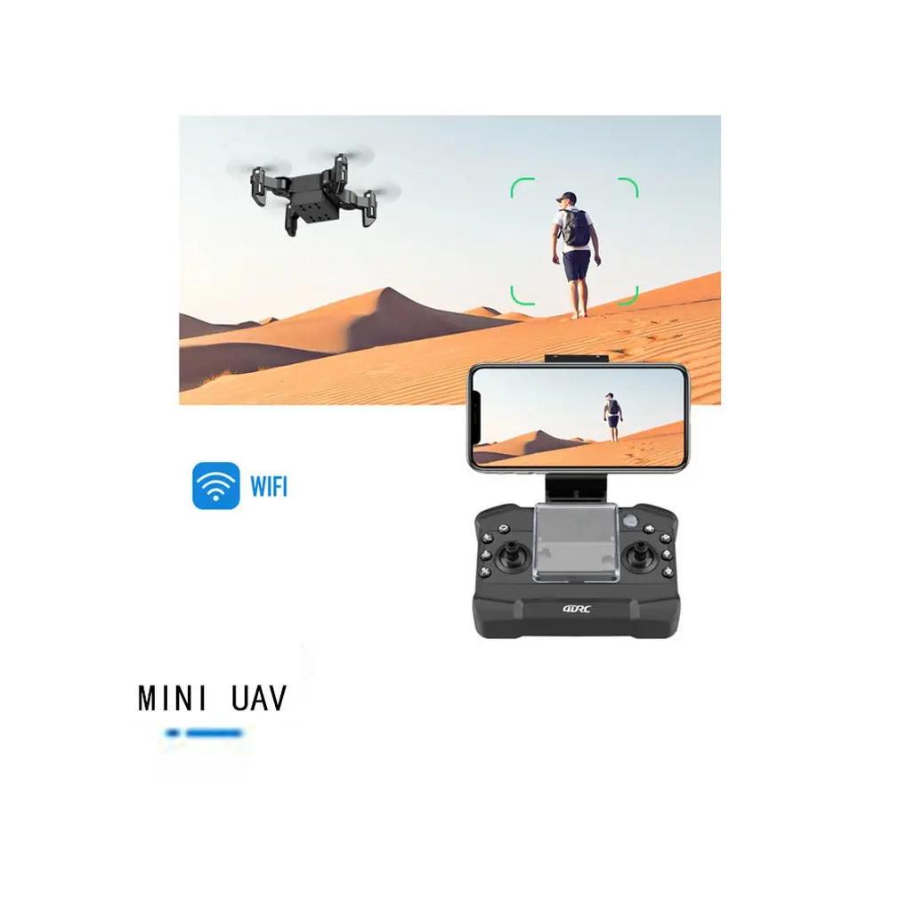 

Mini Folding Drone 4K HD Camera Aerial Photography Four-Axis Drone Foldable Helicopter Kid's Toys