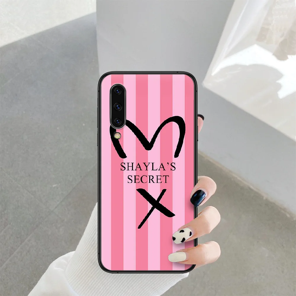 

Fashion Victoriaes Pinks Secret Phone Case For Samsung Galaxy A 3 5 7 8 10 20 20E 21S 30 30S 40 50 51 70 71 black Etui Luxury