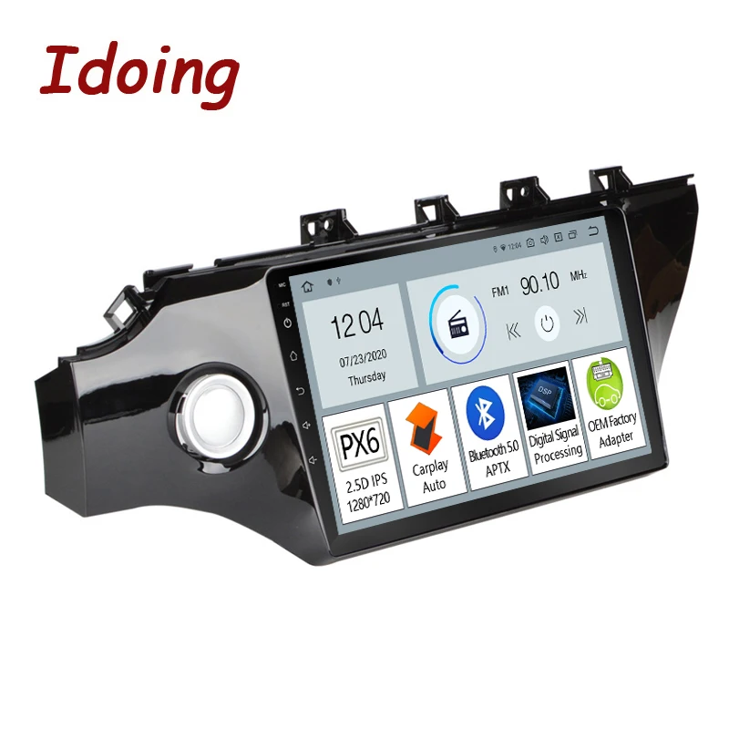 

Idoing 10.2"Android Car Radio Player For Kia Rio K2 2017 2018 PX6 GPS Navigation Carplay Auto Head Unit Bluetooth 5.0 NoDVD