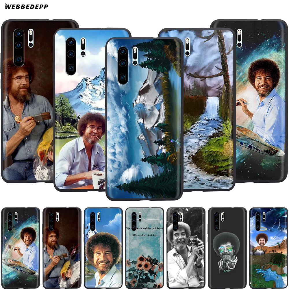 Webbedepp чехол Боб Росс без ошибок для Huawei Honor 6A 7A 7C 7X 8 8X 8C 9 9X 10 20 Lite Pro Note View|Бамперы| |
