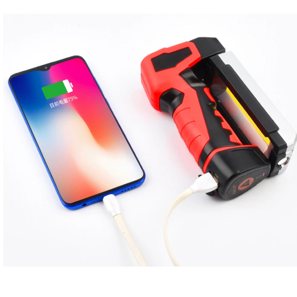 

Новинка 2022, профессиональная двойная лампа 360 COB, фонарик, рабочее освещение, USB-зарядка, контрольная лампа фонарь, Автомобильный аварийный м...