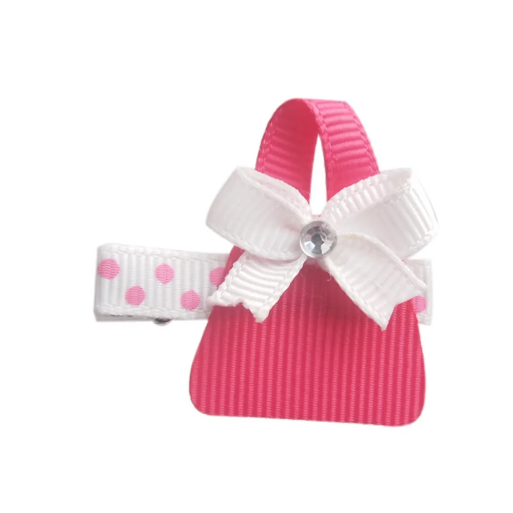 

15pcs Hair Bows Animal Pattern Ponytail Holder Grosgrain Ribbon Boutique Barrettes Clips for Girls Babies Children