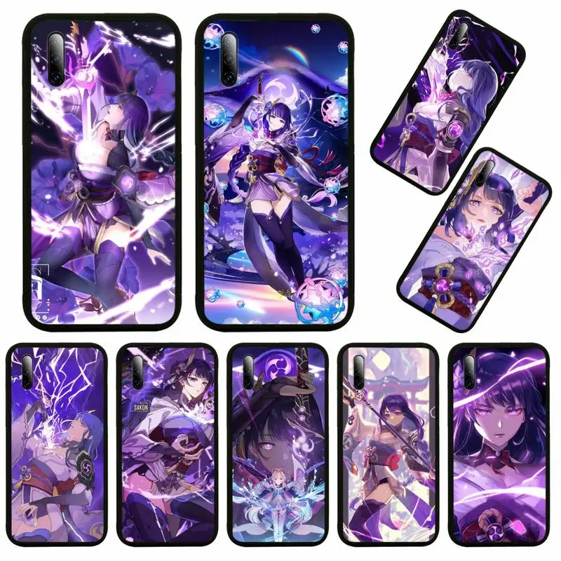 

Raiden Shogun Baal Genshin Impact Phone Case For Samsung A6 A7 A8 A10 A11 A20 A21 A30 A31 A40 A50 A70 A80 A91 Plus S E Coque