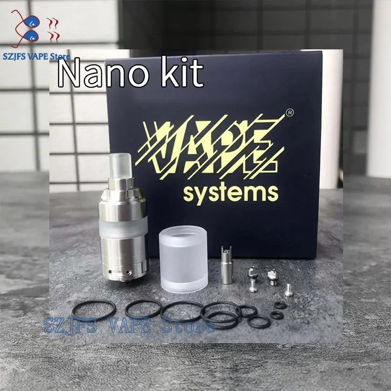 YFTK KA V8 Style RTA Nano полный комплект 22 мм Vape Tank MTL одна катушка DIY обслуживаемый