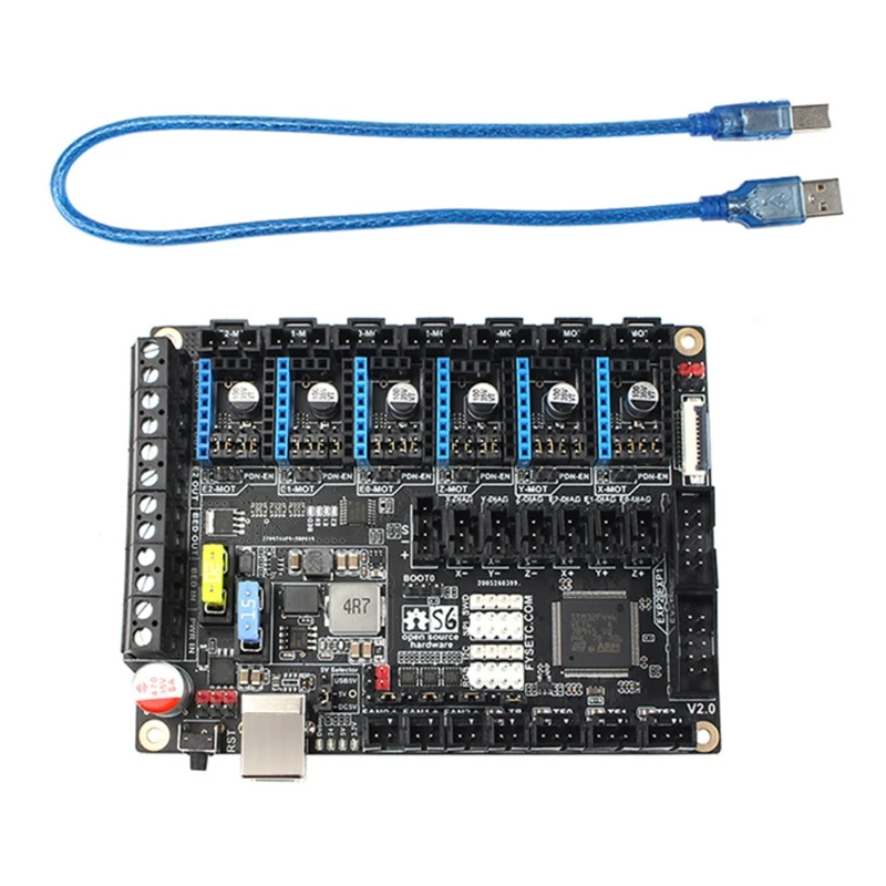 

S6 V2.0 32 Bit XH Connector Control Board Support 6X TMC Drivers Uart/SPI Wire