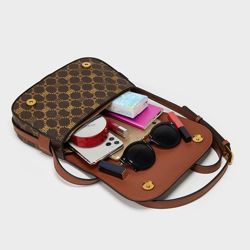 

Bags for Women 2021 New Fashion Retro Saddle Bag High Sense Single Shoulder Messenger Small Square Bag Purses and Handbags Sac