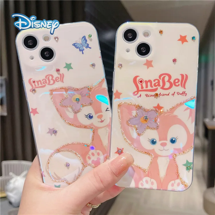

Disney Cartoon Mobile Phone Case for iPhone 13 Promax 13Pro 12 12Pro 11 Pro X XS Max XR 7 8 Plus Kawaii Flash Drilling Covers