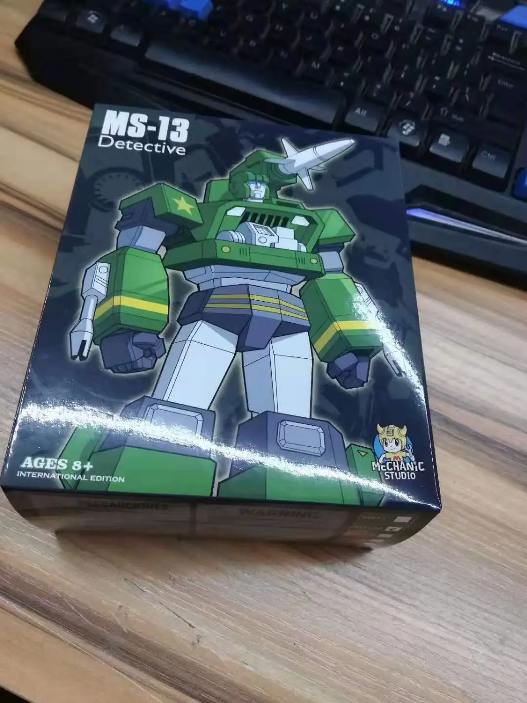MFT трансформация MS-13A Хаунд модель бронированного автомобиля роботы игрушки ABS фигурка карманная война мех пионер серии MF-13 игрушка подарок - Цвет: with original box