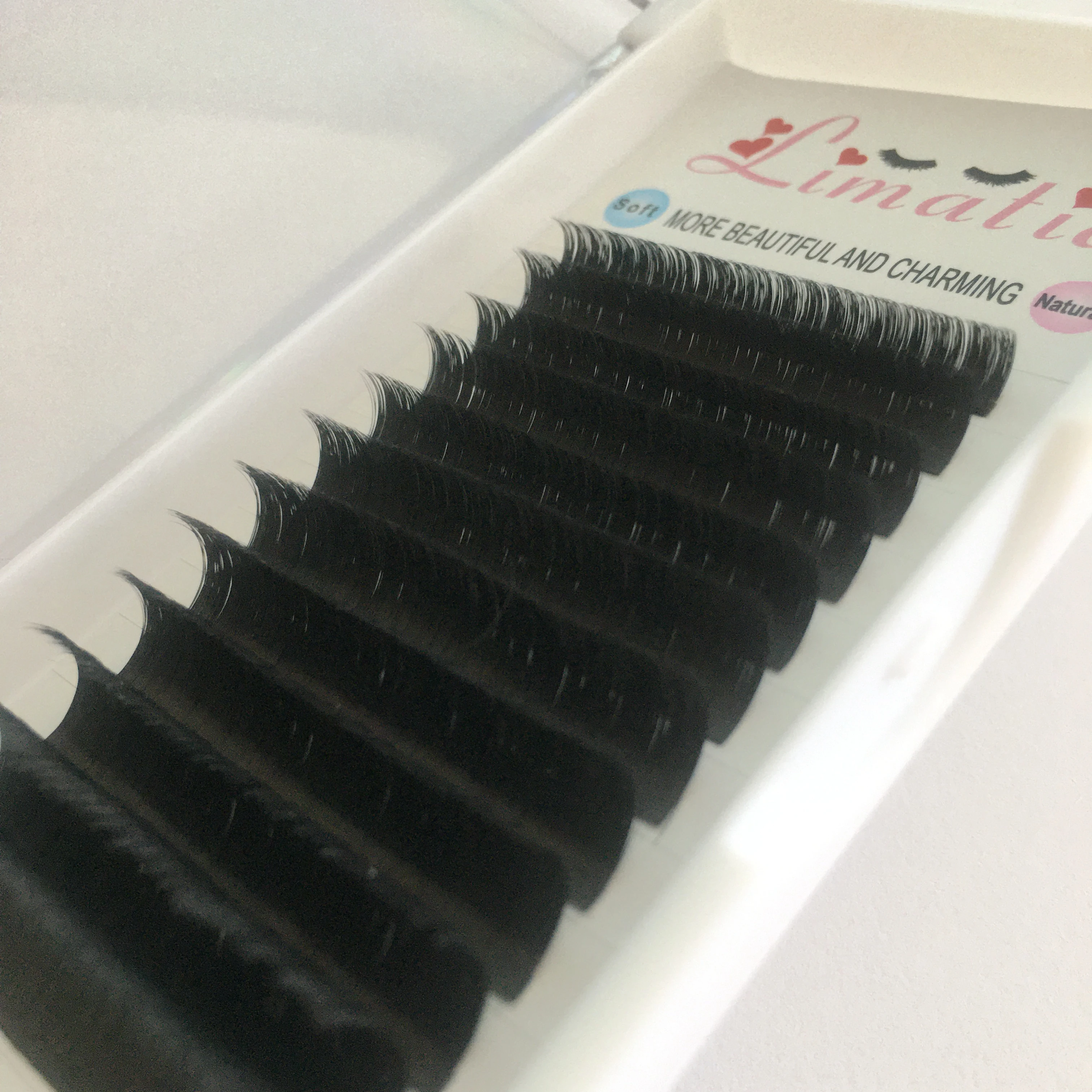 

Накладные ресницы Easy Fan для наращивания, автоматическое цветение, мягкие Индивидуальные ресницы премиум-класса, быстрая накладка, Limatic