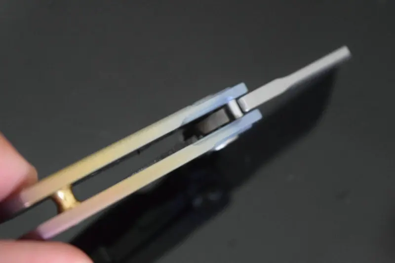 Маленькие складные ножи Trskt карманный нож С флиппером рукоятка из титанового