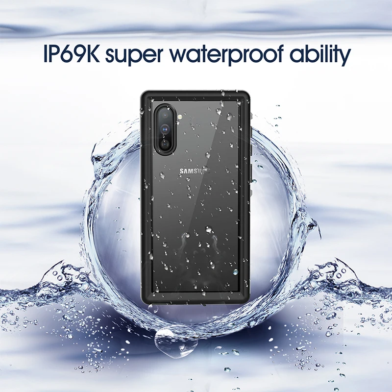 IP69K под водой водонепроницаемый чехол для samsung Note 10 Plus прозрачный Дайвинг Водонепроницаемый чехол для samsung Note 10+ чехол для телефона