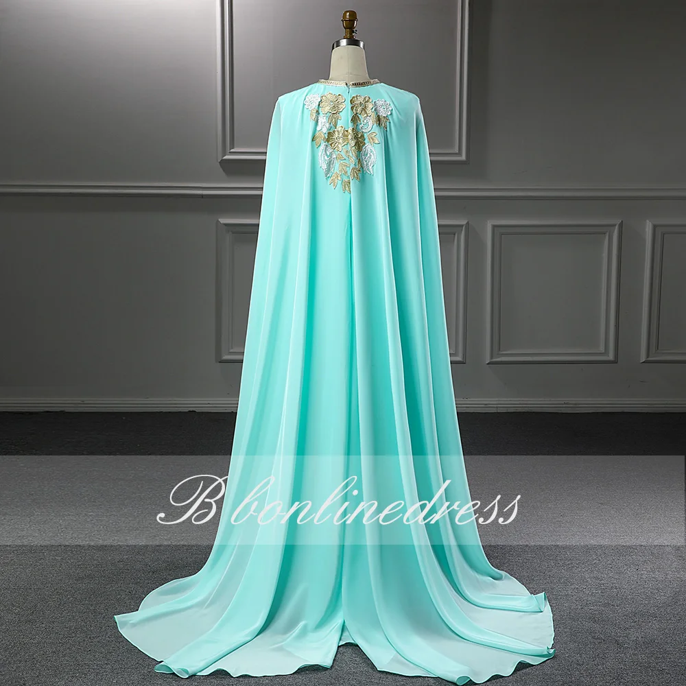 Bbonlinedress Moroccan Kaftan Evening Dresses Long Embroidery Appliques Muslim Dress Jacket Arabic Abaya Party-Dress | Свадьбы и