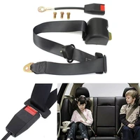 universal 3 point seat belt car truck bus extra long adjustable strap auto safety clip extender buckle insert sockt accessories