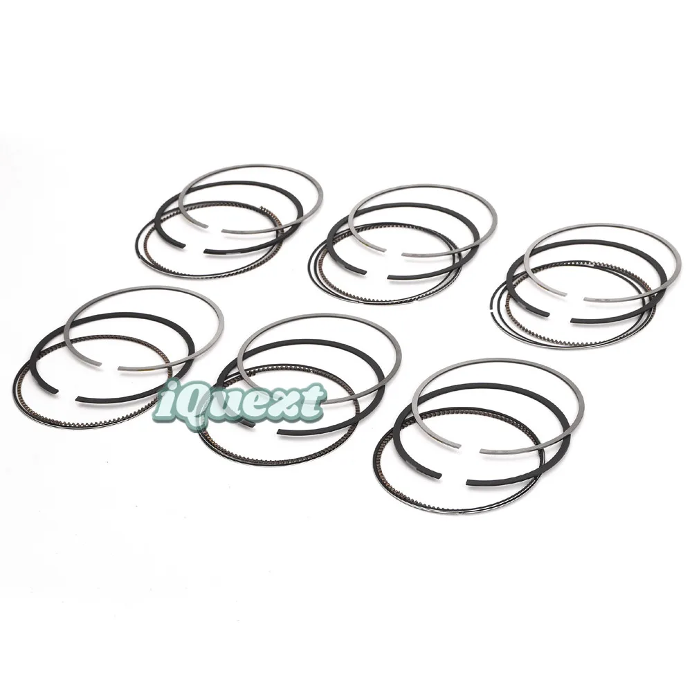 

6x Piston Rings Set 94610394100 STD for Porsche Cayenne Panamera Macan S 4S 3.0L Naturally Aspirated 2997CC Engine 3.6 970 95B