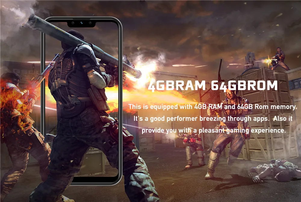 A20 смартфон с четырёхъядерным процессором ОЗУ 4 Гб ПЗУ 64 ГБ 13 МП распознавание