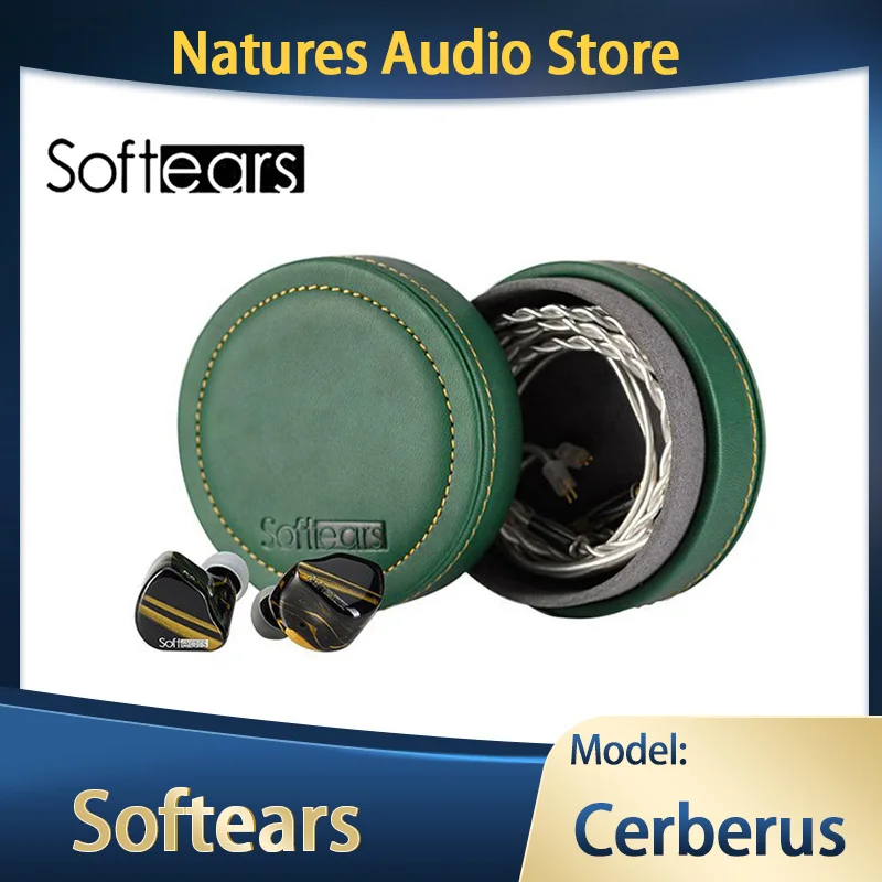 

SoftEars CERBERUS Earphone 1DD+4BA+2EST Hybrid Drivers HiFi Earbuds composite electrostatic drive unit with Detachable Cable