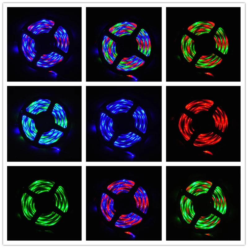 Светодиодные ленты RGB SMD2835 с инфракрасным Управлением по USB гибкая LED полоска для