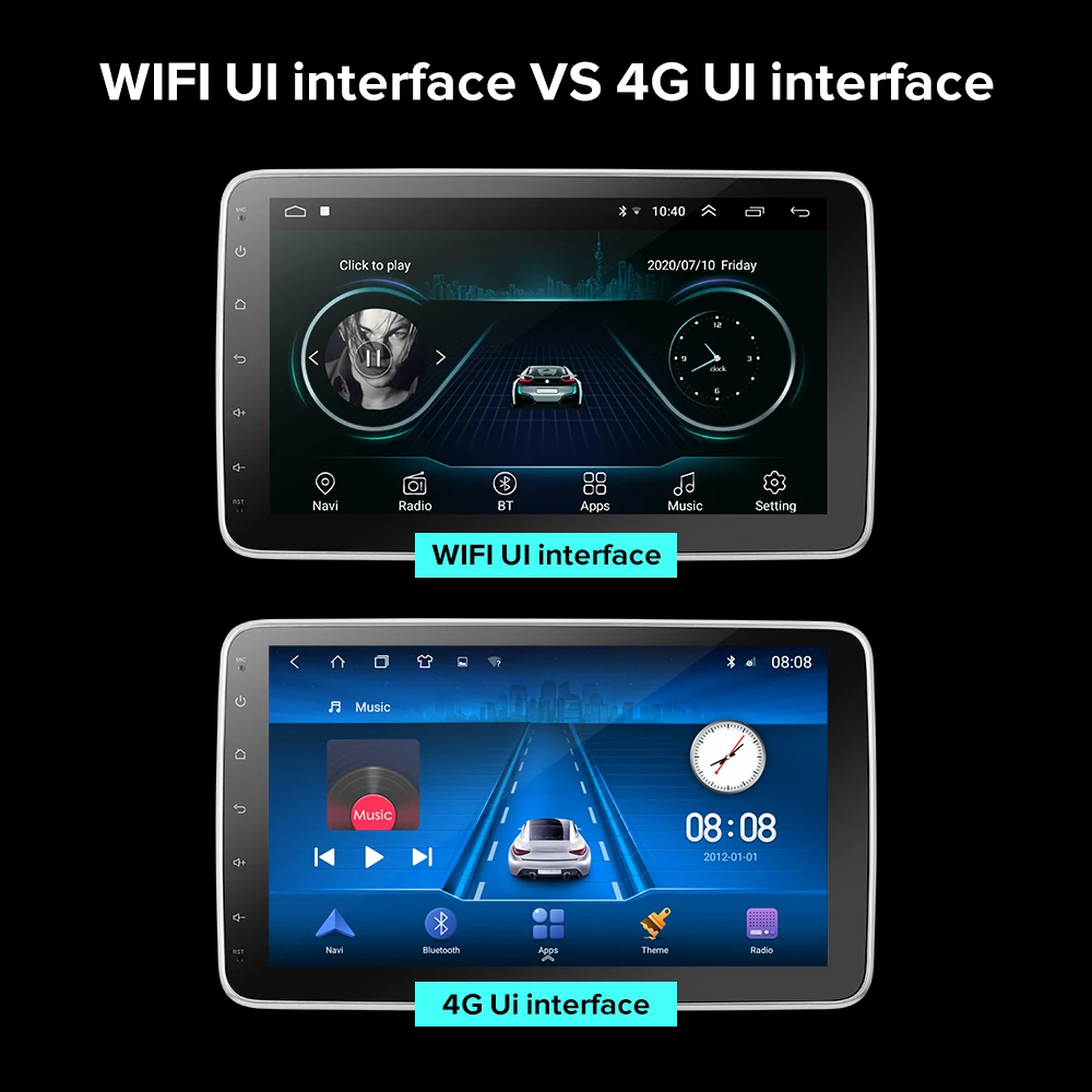 

Universal 1 Din Car Multimedia Player 9/ 10inch Touch Screen Autoradio Stereo Video GPS WiFi Auto Radio Android Video Player
