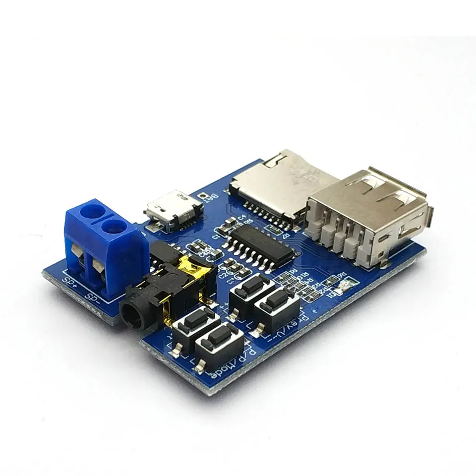 TF карта U Disk MP3 Плата декодера с форматом Module Расшифровка усилителей Audio