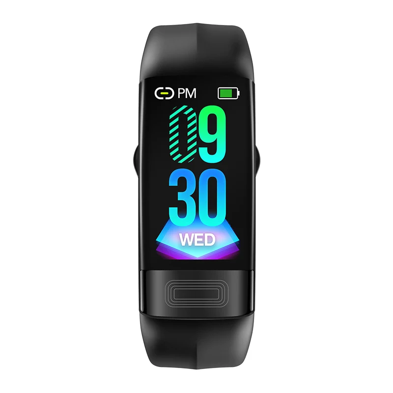 

P11 ECG + PPG Pulsera inteligente Podmetro Rastreador de ejercicios Reloj de presin arterial Soporte IOS Telfono Android