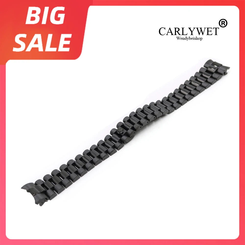 CARLYWET 20 мм черный 316L нержавеющая сталь твердый изогнутый торцевой винт с заменой