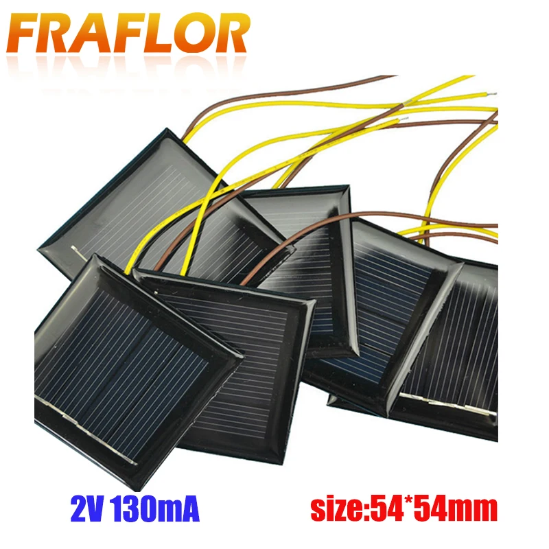 100 шт./лот оптовая продажа 2 в 1 ма поликристаллическая солнечная панель клей