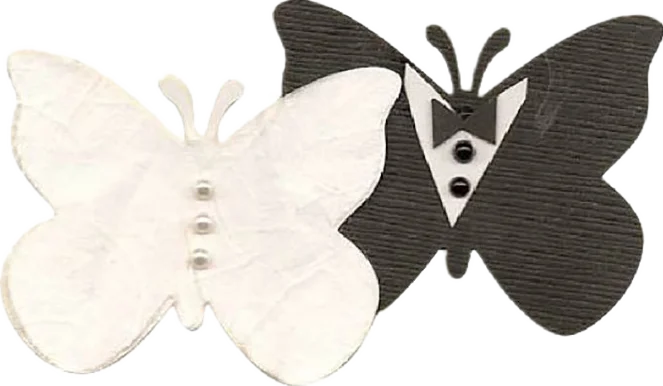 

Butterfly bride and groom Metal Cut Dies Stencils for Scrapbooking Stamp/photo album Decorative Embossing DIY Paper Cards
