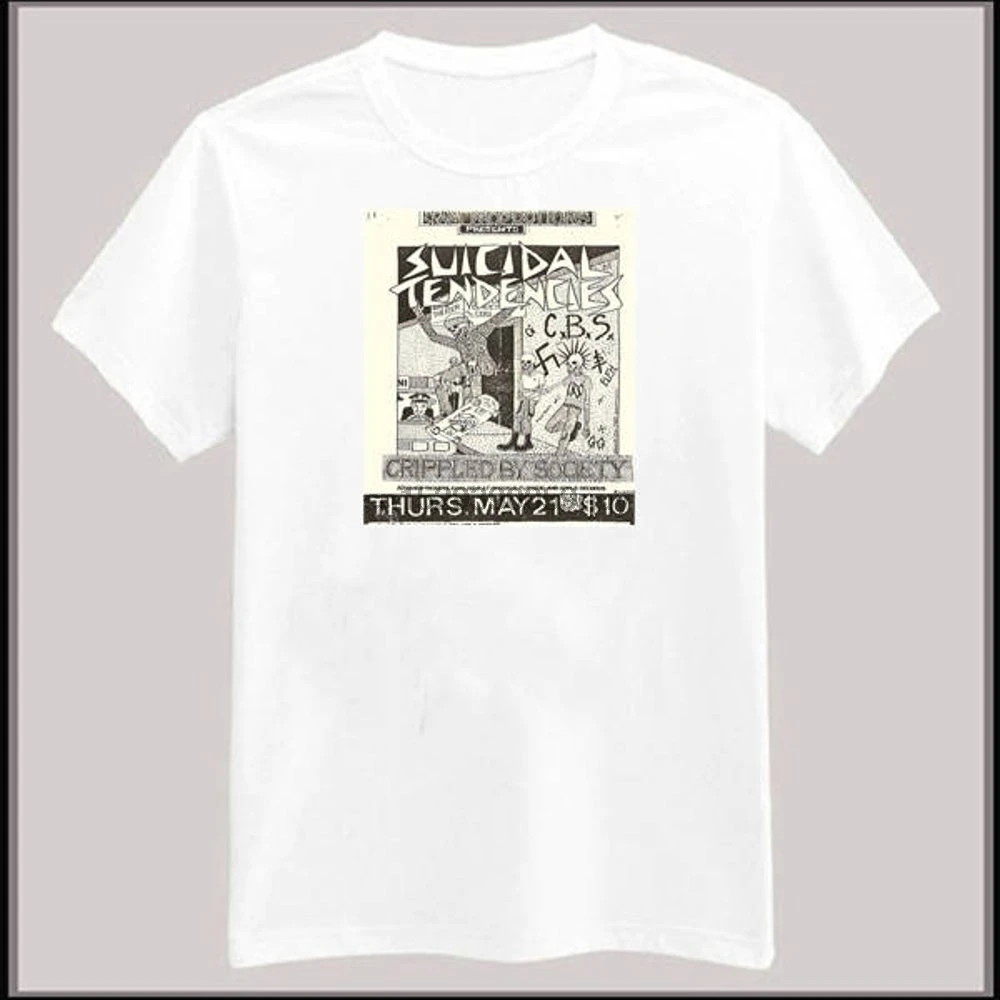 Винтажная футболка в стиле панк-рок Flyer | Мужская одежда