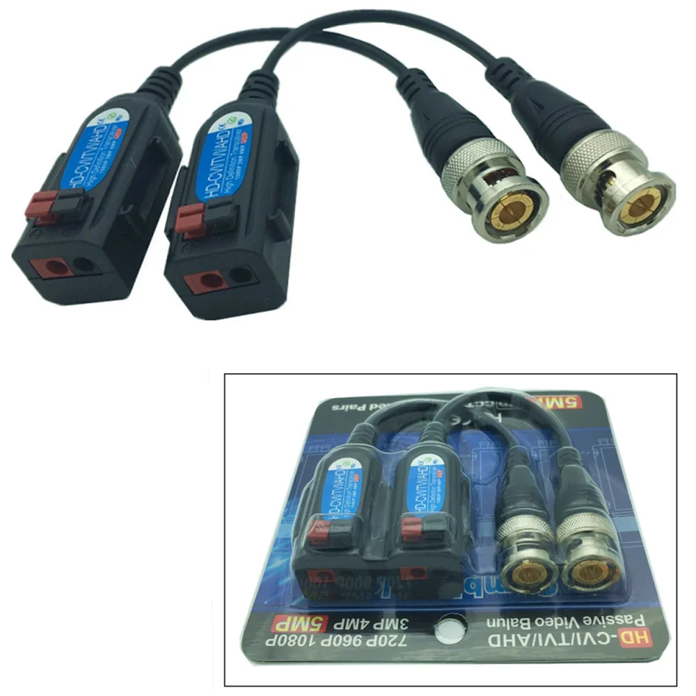 Передатчик и приемопередатчик пассивного видео Balun с кабелем для камеры