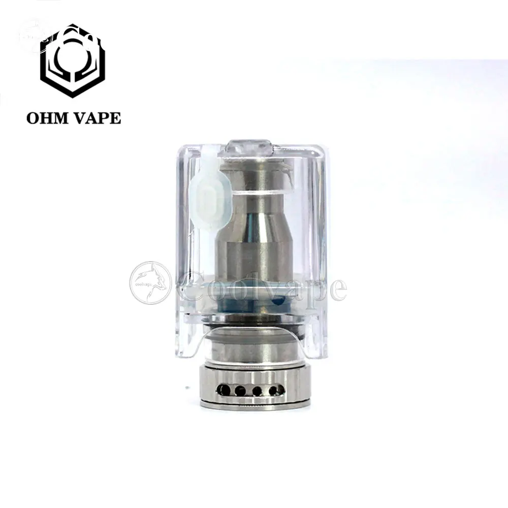 

Wolf Coolvape 100% Original Ohm Aio Pod e-cigarette Kit RBA Tank Rebuild DIY Coils Tank fit OhmAio Pod and DotAIO pod Vape