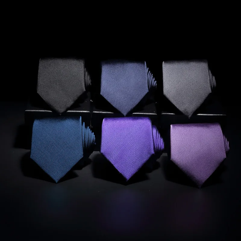 Галстук мужской однотонный из натурального шелка 100% см 8 5|Мужские галстуки и