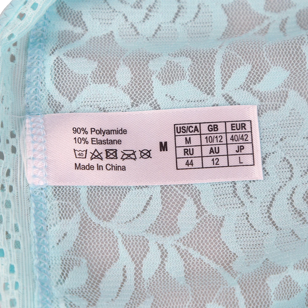 Женское нижнее белье VOOKIIMO Ажурные кружевные трусики средней длины с высоким