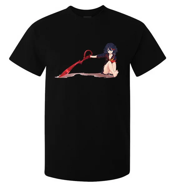 Kill La ryюко матой аниме милое искусство Мужская (Woman'S Available) футболка Черная
