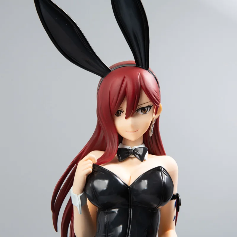 

Freeing Fairy Tail Erza Scarlet Bunny Girl Anime Figure Sexy Girls PVC Action Figure Toy Collection Model Doll Gift Unisex 45cm