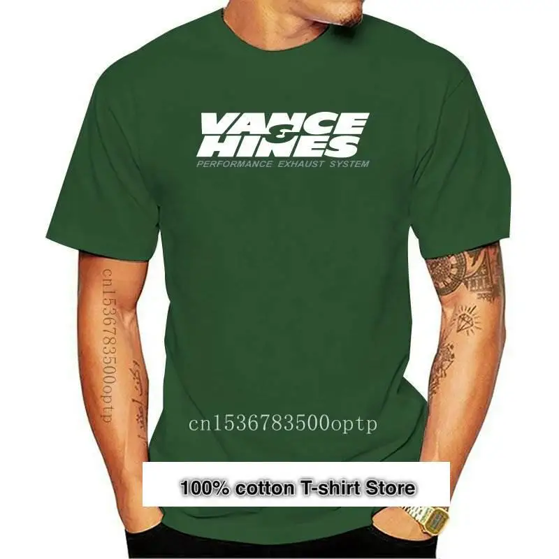 

Camiseta VANCE HINES inspirada en los sistemas de escape de las carreras de motos, nueva, M77