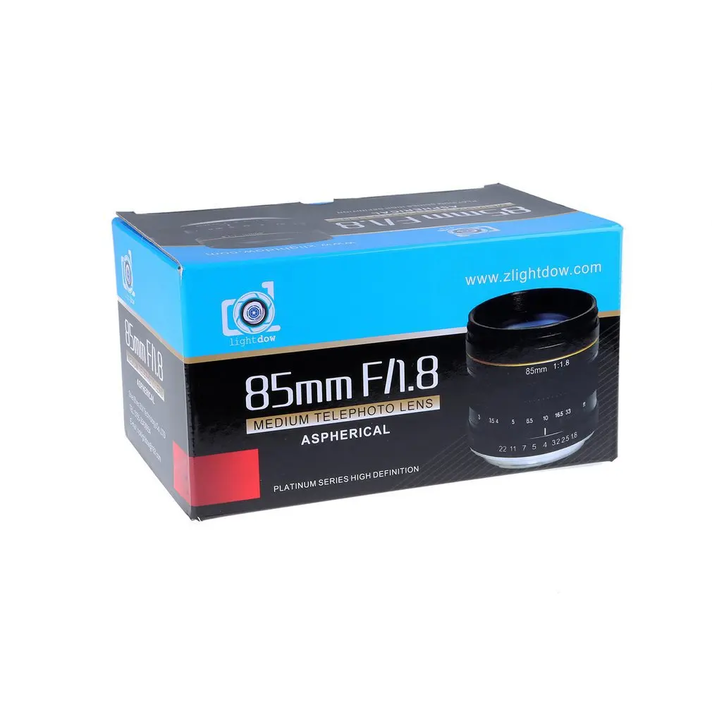 85 мм F1.8-F22 anamorphic ручная фокусировка портретный линзы для объектива камеры для 550D 600D 700D 5D 6D 7D 60D DSLR Камера s