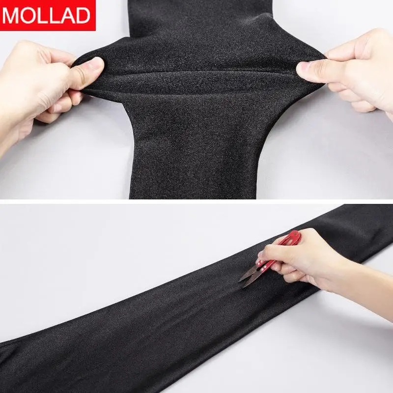 Осенне-зимние черные утепленные бархатные леггинсы MOLLAD облегающие брюки женская