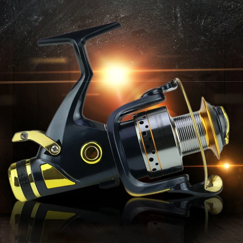 

2021 New Stytle W50 60 Metal Head The Brake Fish Line Wheel Sea Fishing Wheel Throwing Wheel Squid Fishing Sea Rubber Wheel