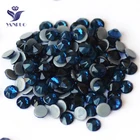 Стразы YANRUO 2088HF всех размеров, стразы Монтана с горячей фиксацией, стеклянные стразы с плоской спинкой, стразы для украшения одежды