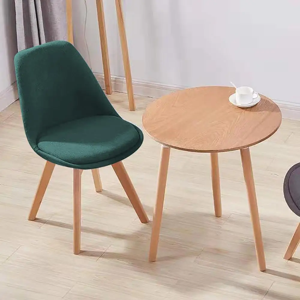 

2 sets of chairs dining chair sturdy and durable leisure office chair retro design wooden chair for kitchen