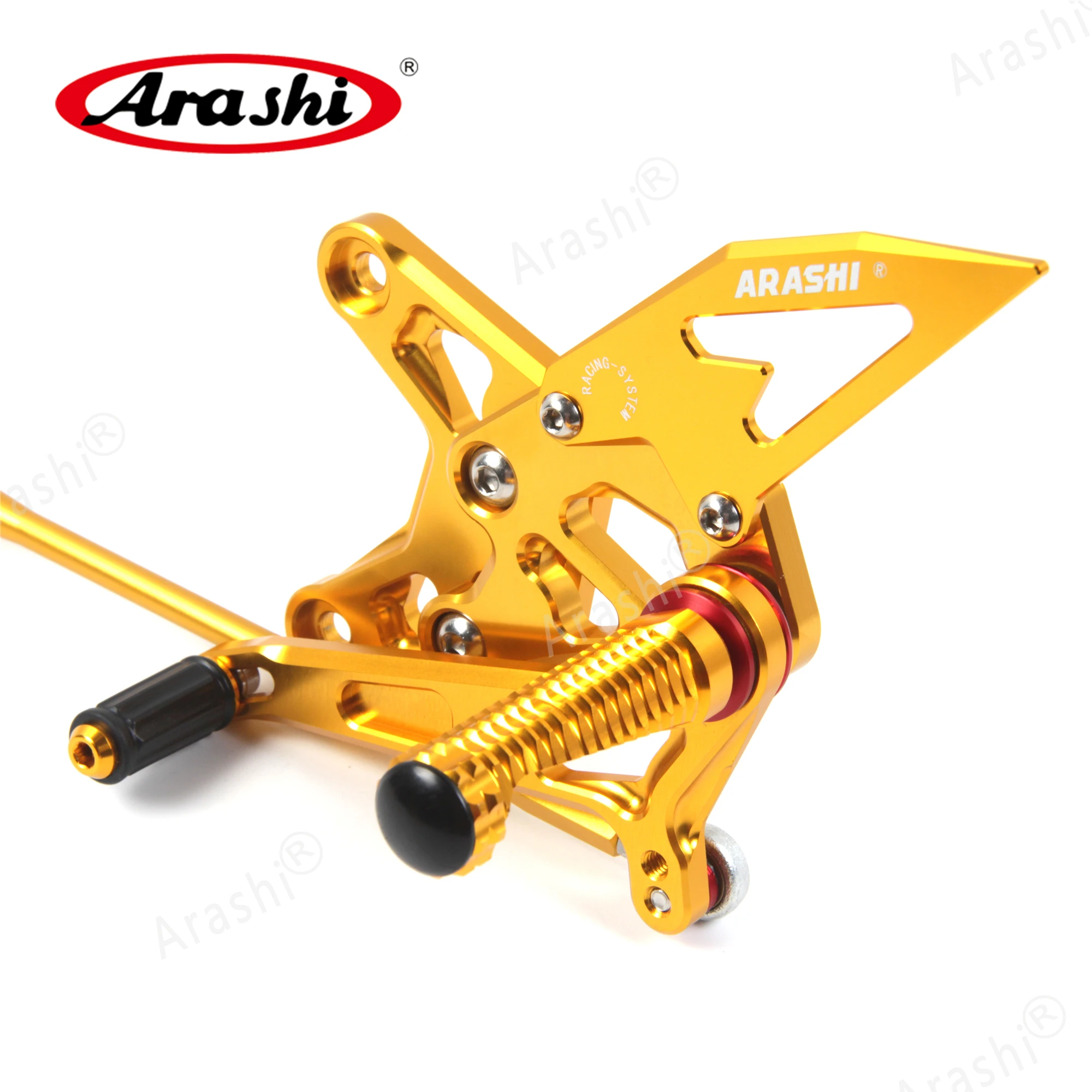 Араши для KAWASAKI ZX 6R ZX6R ZX636 2018 2019 2020 2021 QS Rearset регулируемая подножка подножек