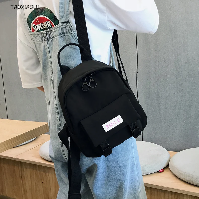 

Рюкзак из ткани «Оксфорд» для девочек-подростков, маленький ранец на плечо, женская школьная сумка, 2020