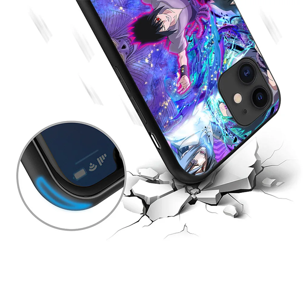anime naruto itachi phone case for iphone 6 7 8 plus 11 12 13 pro max se2020 x xr xs phone cover back shell toys for kids gift free global shipping